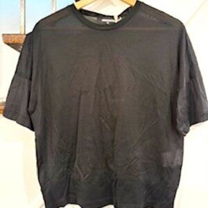 NWT Dsquared2 S/s silk oversize shirt sz XS